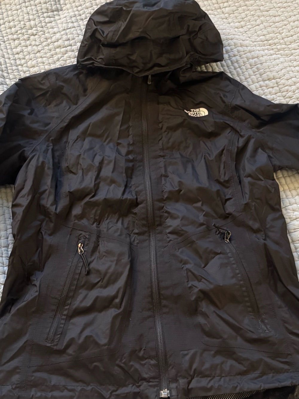 The North Face Womens Black Waterproof Hooded Jacket